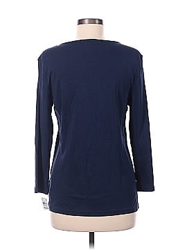 Karen Scott Long Sleeve Henley (view 2)