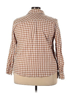 J.Crew Factory Store Long Sleeve Button-Down Shirt (view 2)