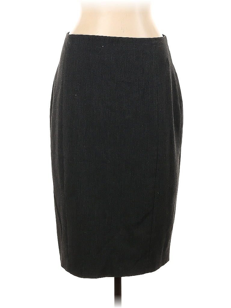 Pre-owned Express Outlet Formal Skirt In Gray
