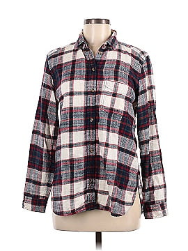 American Eagle Outfitters Long Sleeve Button-Down Shirt (view 1)