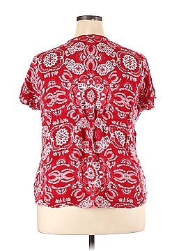 Great Northwest Indigo Short Sleeve Blouse (view 2)