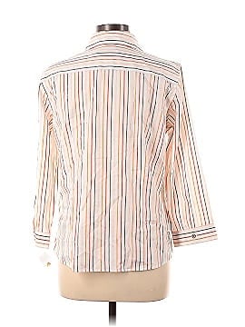 Talbots 3/4 Sleeve Button-Down Shirt (view 2)