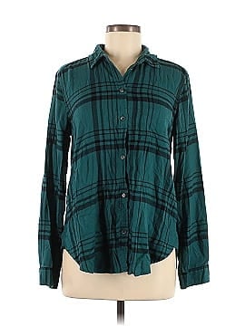 American Eagle Outfitters Long Sleeve Button-Down Shirt (view 1)