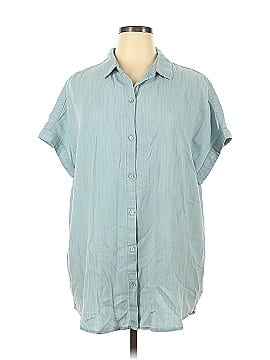 Soft Surroundings Short Sleeve Button-Down Shirt (view 1)