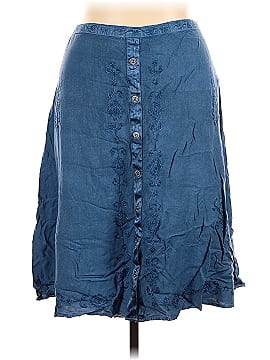 Soft Surroundings Denim Skirt (view 1)