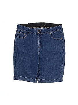 Woman Within Denim Shorts (view 1)