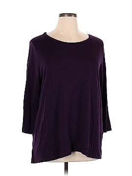 Ann Taylor LOFT Outlet 3/4 Sleeve T-Shirt (view 1)