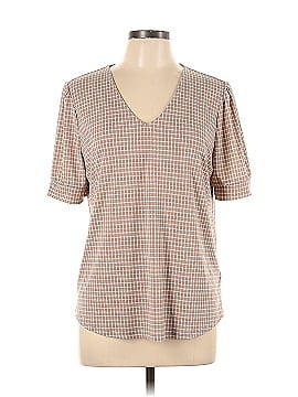 Adrianna Papell Short Sleeve Blouse (view 1)