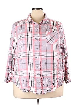 Torrid 3/4 Sleeve Button-Down Shirt (view 1)