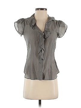 Banana Republic Factory Store Short Sleeve Silk Top (view 1)