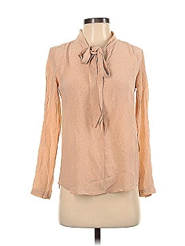 Club Monaco Long Sleeve Silk Top (view 1)