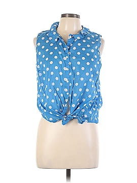 Boden Sleeveless Button-Down Shirt (view 1)