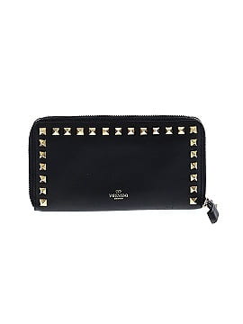 Valentino Garavani Leather Rockstud Continental Wallet (view 1)