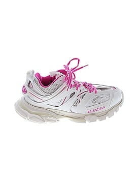 Balenciaga Mesh Rubber Bi-Color White/Fluo Pink Track Sneakers (view 1)