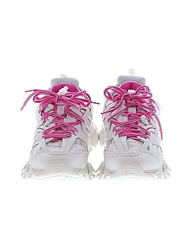 Balenciaga Mesh Rubber Bi-Color White/Fluo Pink Track Sneakers (view 2)