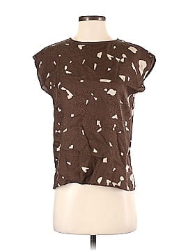 Lanvin Short Sleeve Silk Top (view 1)