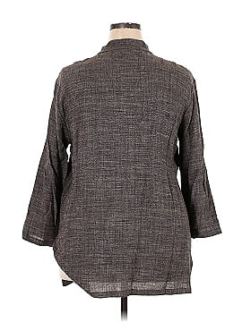 Eileen Fisher 3/4 Sleeve Button-Down Shirt (view 2)