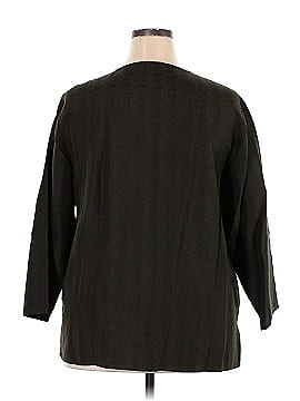 Eileen Fisher 3/4 Sleeve Silk Top (view 2)
