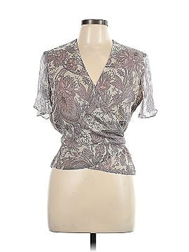 Dana Buchman Short Sleeve Silk Top (view 1)