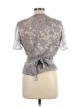 Dana Buchman Short Sleeve Silk Top (view 2)