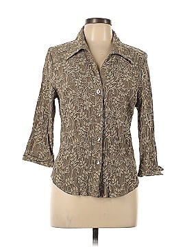 DressBarn 3/4 Sleeve Button-Down Shirt (view 1)