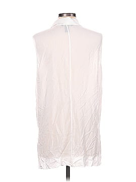 White House Black Market Sleeveless Button-Down Shirt (view 2)