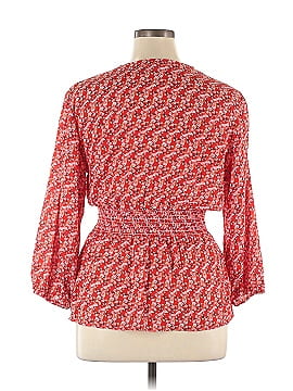 Max Studio 3/4 Sleeve Blouse (view 2)