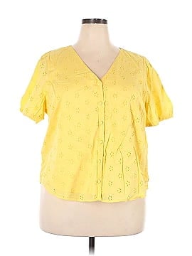 J.Crew Factory Store Short Sleeve Blouse (view 1)