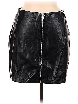 Collina Faux Leather Skirt (view 1)