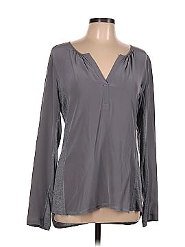 Nanette Lepore Long Sleeve Silk Top (view 1)