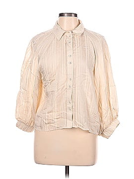 Carly Jean 3/4 Sleeve Button-Down Shirt (view 1)