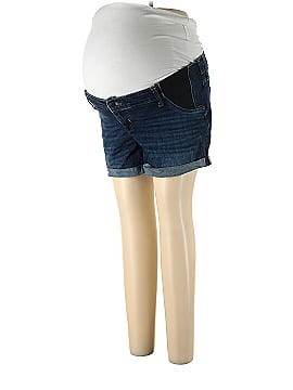 Isabel Maternity Denim Shorts (view 1)