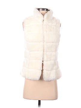 White House Black Market Faux Fur Vest (view 1)