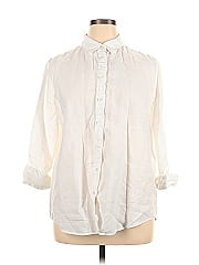 Quince 3/4 Sleeve Button Down Shirt