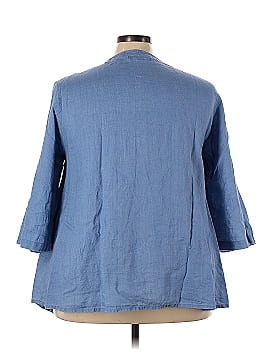 Flax 3/4 Sleeve Blouse (view 2)