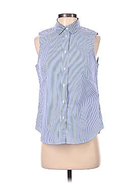 J.Crew Factory Store Sleeveless Button-Down Shirt (view 1)