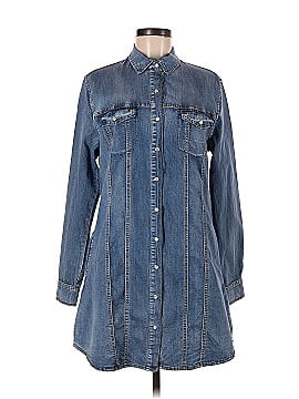 ChiQle Denim Architect Casual Dress (view 1)