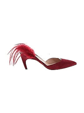 Christian Dior Suede Ethnie Feather Slingback Heels (view 1)