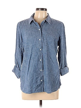 Tommy Hilfiger 3/4 Sleeve Button-Down Shirt (view 1)