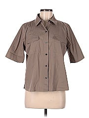 Donna Karan New York 3/4 Sleeve Button Down Shirt