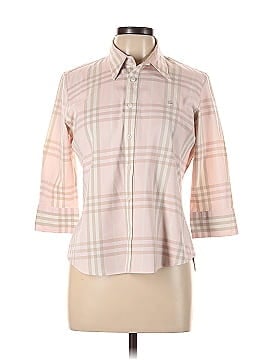 Burberry 3/4 Sleeve Button-Down Shirt (view 1)