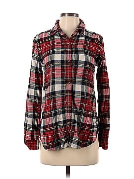 American Eagle Outfitters Long Sleeve Button-Down Shirt (view 1)