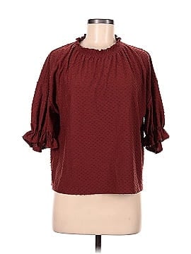 TeXTURE & THREAD Madewell 3/4 Sleeve Blouse (view 1)