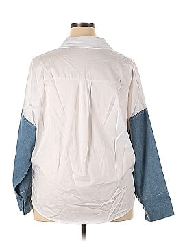 Pol 3/4 Sleeve Button-Down Shirt (view 2)