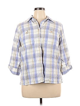 Mirage 3/4 Sleeve Button-Down Shirt (view 1)