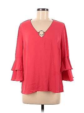 New York & Company 3/4 Sleeve Blouse (view 1)