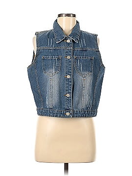 Unbranded Denim Vest (view 1)