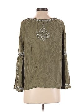 Joie Long Sleeve Silk Top (view 2)