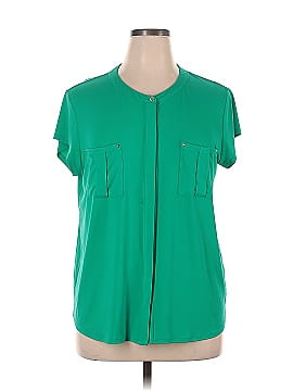 Dana Buchman Short Sleeve Blouse (view 1)