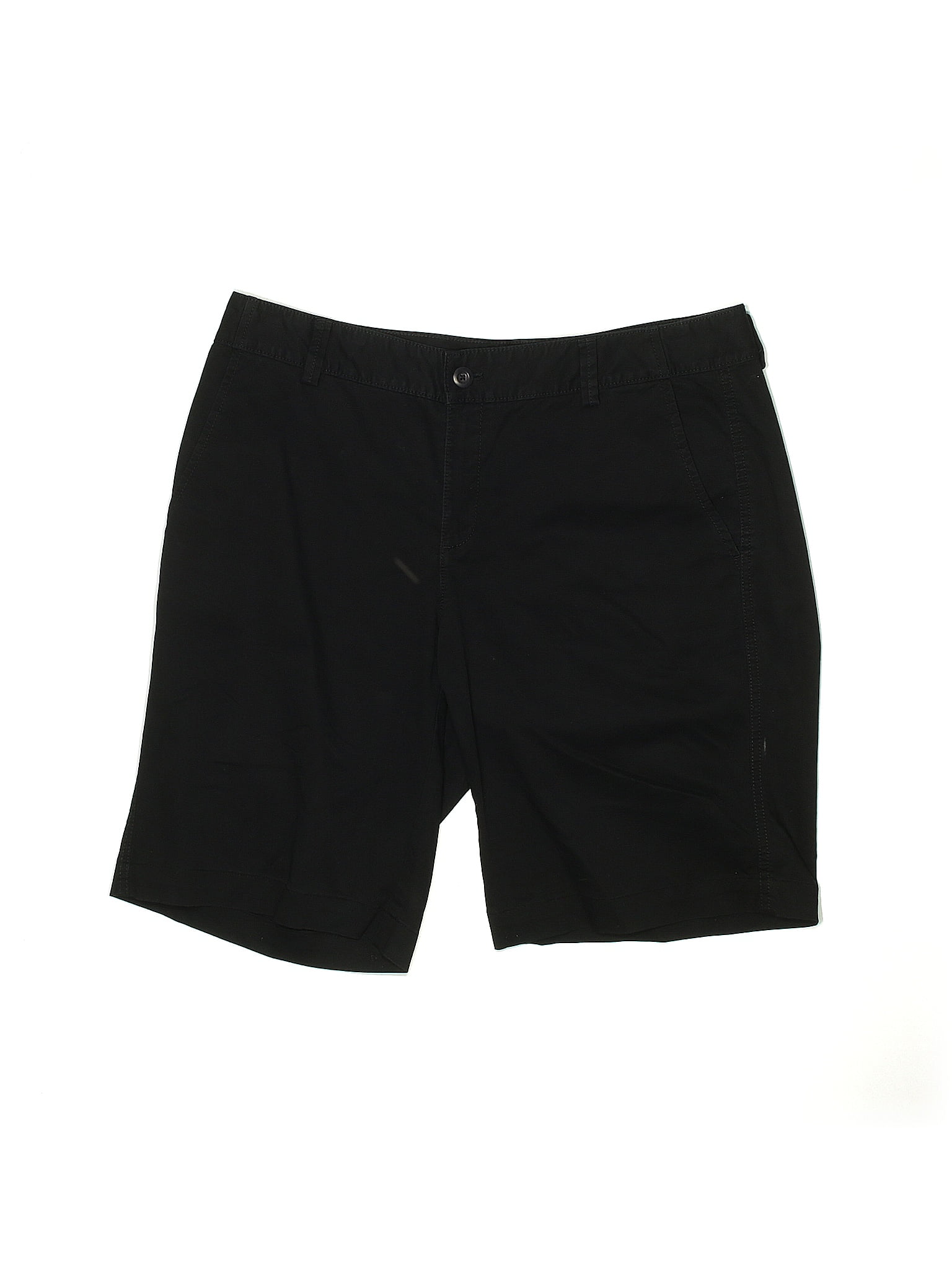 Eddie Bauer Solid Black Athletic Shorts Size 12 68 off ThredUp